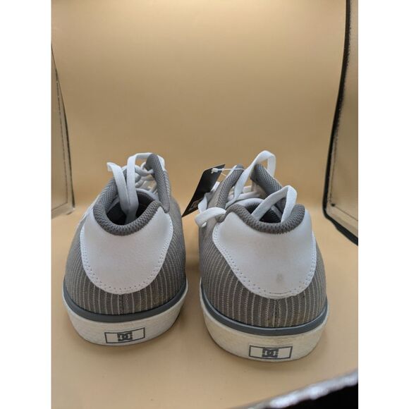 DC Men's Trase TX Sneaker, Size 12 M, Skate Shoes White, Gray ,B Grade - Picture 6 of 14